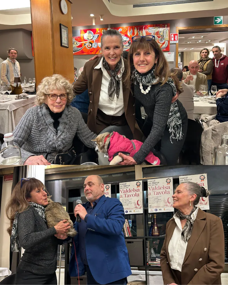 Momento conviviale durante Valdelsa a Tavola – Alcide Gourmet Club