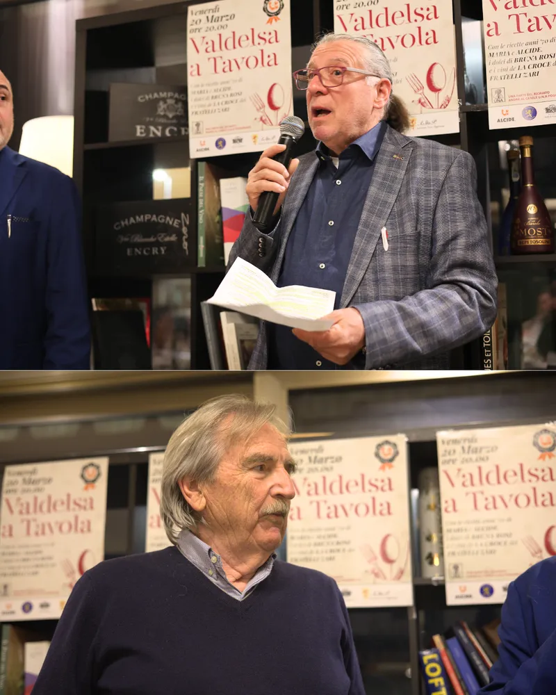 La sala durante Valdelsa a Tavola, Alcide Gourmet Club Poggibonsi
