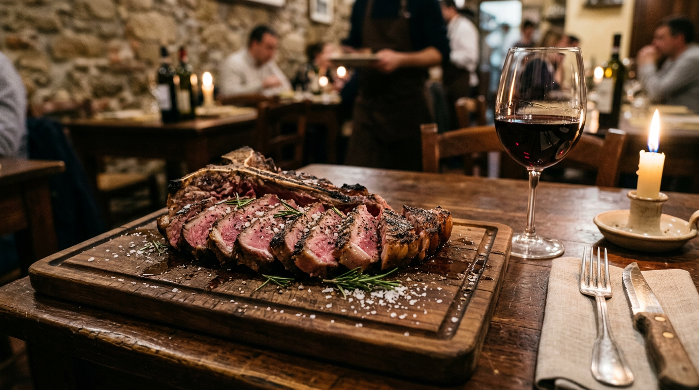 Bistecca fiorentina e vino: gli abbinamenti che funzionano davvero