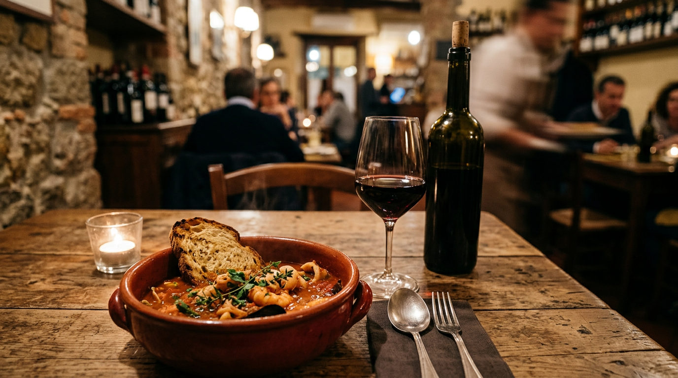 Cacciucco e vino: quale abbinamento scegliere