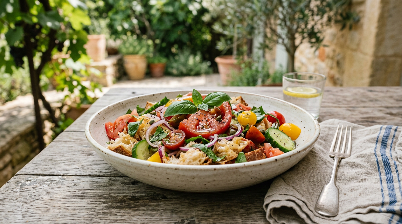 Panzanella toscana: la ricetta estiva che divide l'Italia