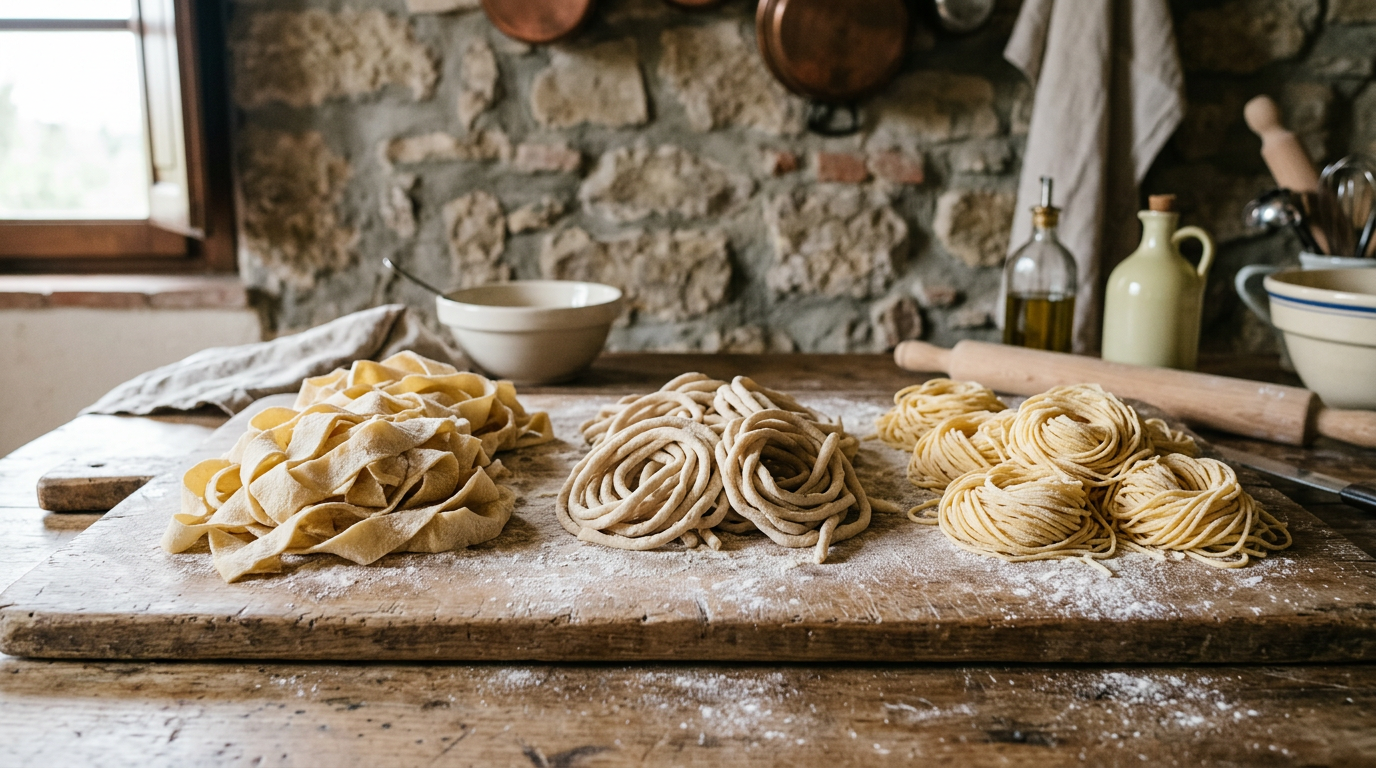 Pasta fresca toscana: le 5 forme che ogni appassionato deve conoscere