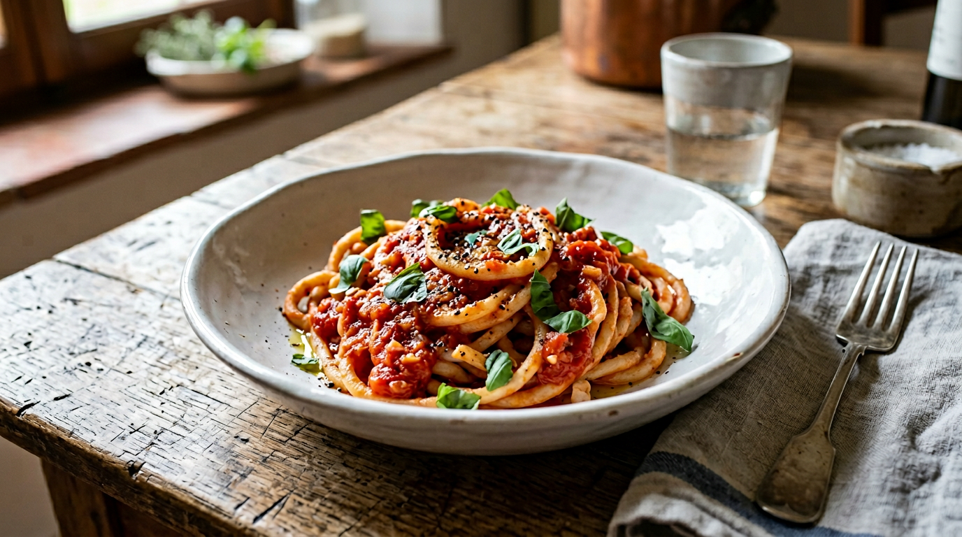 Pici all'aglione: la ricetta originale della Val di Chiana