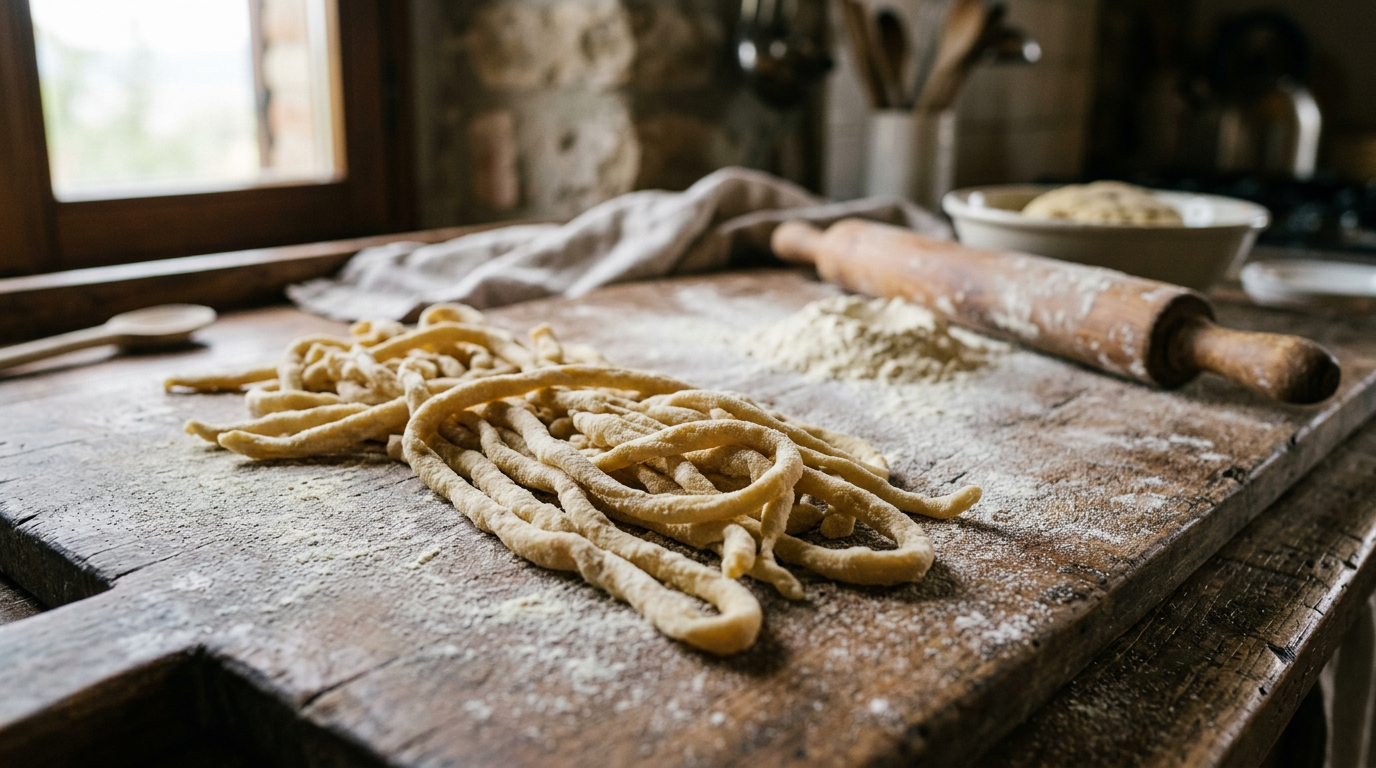 Pici: la pasta toscana che si fa a mano da secoli