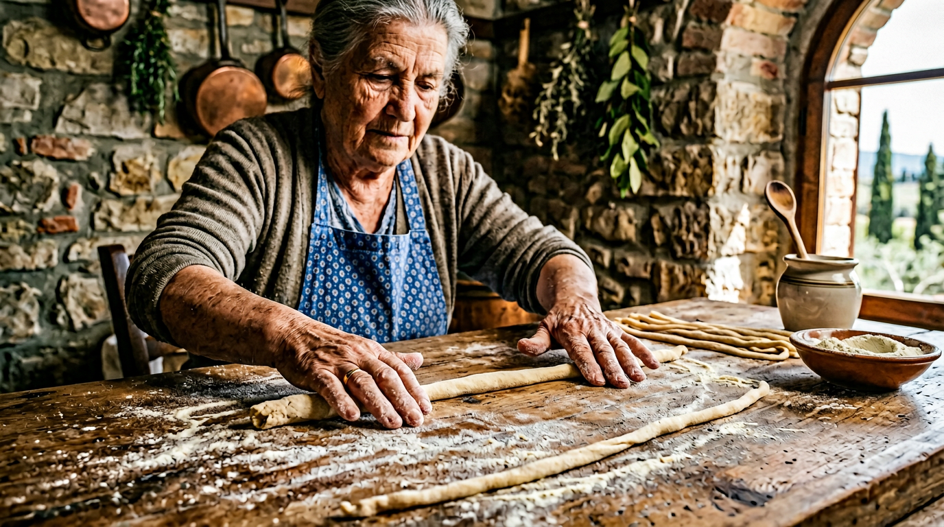 Pici toscani: storia e tradizione della pasta della Val d'Elsa