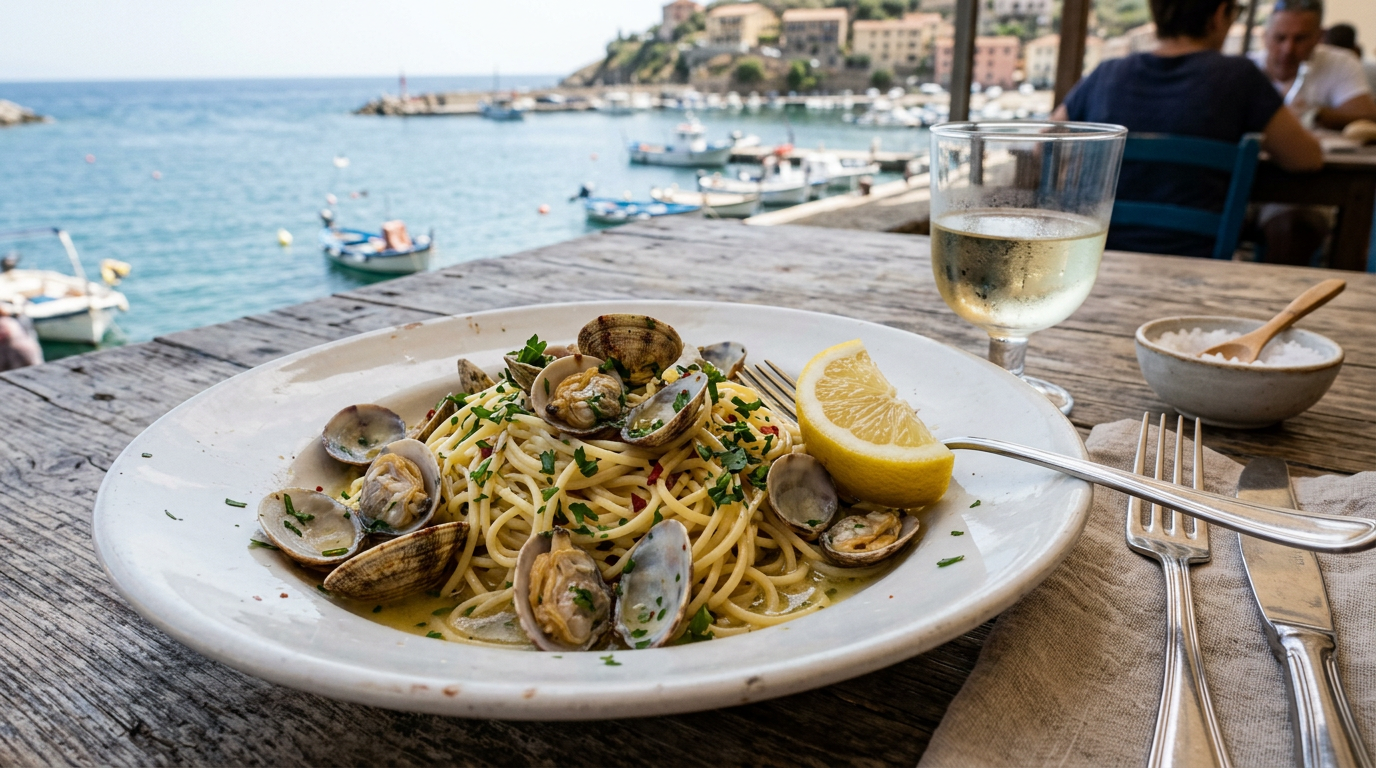 Tagliolini alle vongole veraci: il mare in Toscana